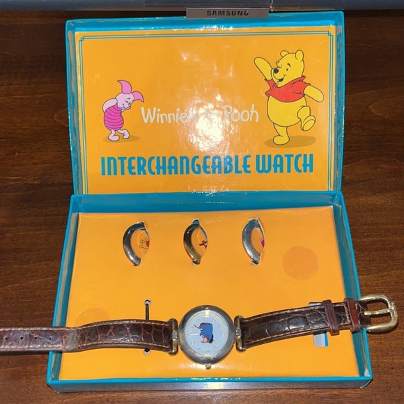 Disney Winnie the Pooh Interchangeable Watch 1996 Vintage Disney Store - Picture 1 of 12